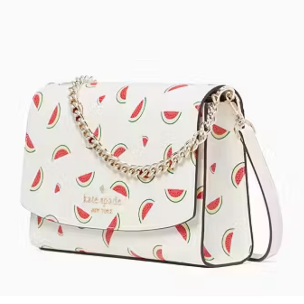 Kate Spade Carson Convertible Watermelon Party Crossbody NWT 🍉 - Picture 5 of 15